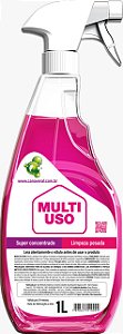 Multiuso Pink 1 litro com gatilho spray - 4 em 1