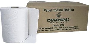 Papel toalha bobina 200m Plus 28g com 6