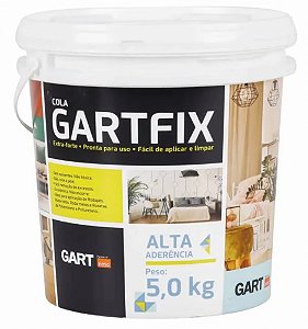 Cola Gartfix 5 kg. Para rodapés de poliestireno / molduras de isopor