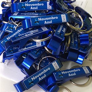 Chaveiro Novembro Azul Personalizado
