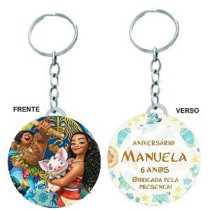 Lembrancinha Chaveiro Moana