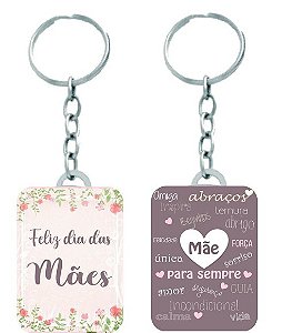 Chaveiro Dia das Mães Personalizado TE AMO