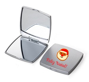 Espelho Plástico Duplo Personalizado Natal