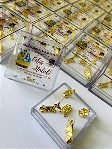Mini Presépio Personalizado com sua logo ou mensagem de natal