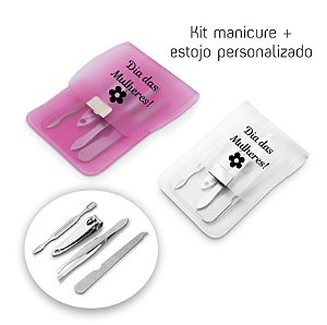 Kit de Manicure Personalizado Dia das Mulheres