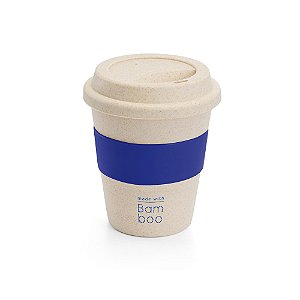 Copo de viagem em fibra de bambu e PP 380 mL Personalizado como desejar