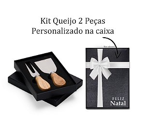 Kit Queijo 2 Peças personalizada Natal