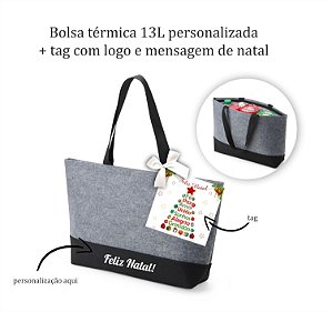 Bolsa Térmica 13 Litros Personalizada Natal