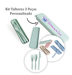 Kit Talheres 3 Peças personalizado como desejar