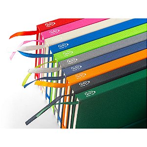 Caderno A5 de capa dura em poliéster 100% reciclado personalizado