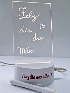 Luminária Led de Mesa Personalizada como desejar