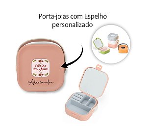 Porta-joias com Espelho Dia das Mães
