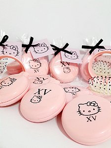 Escova Portátil com espelho personalizada como desejar