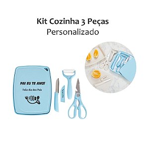 Kit Cozinha 3 Peças Dia dos Pais