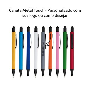 Caneta Metal Touch Personalizada como desejar (50 unidades)