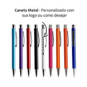 Caneta Metal Personalizada Dia dos Pais (50 UNIDADES POR COR )