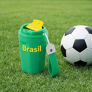 Copo Térmico Inox 350ml Personalizado Copa do Mundo