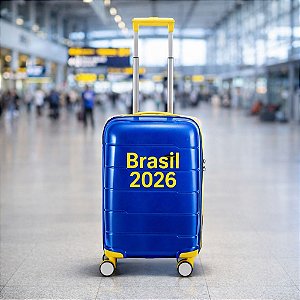 Mala de Bordo 45L Personalizada Copa do Mundo