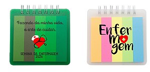 Bloquinho Personalizado Dia da Enfermeira ou Enfermagem