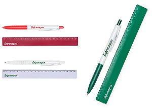Kit Régua e Caneta Personalizada Enfermagem