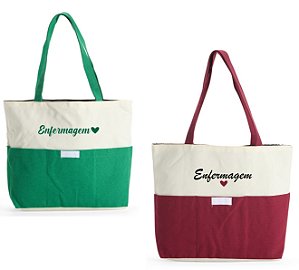 Sacola de Lona Personalizada Enfermagem