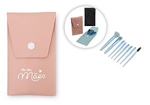 Kit Pincel 8 peças Personalizado Dia Da Mães