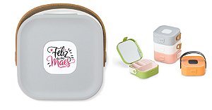 Porta-Joias com Espelho Dia das Mães Personalizado Como Desejar