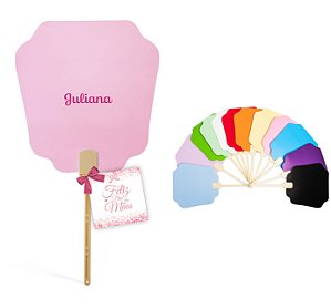 Leque de Papel Dia das Mães Personalizado Como Desejar