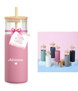 Copo de Vidro 500ml Dia das Mães Personalizado Como Desejar