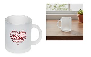 Caneca Vidro 350ml Personalizada Dia das Mães