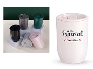 Copo Plástico 350ml Personalizado Como Desejar Dia das Mães