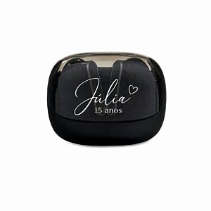 Fone de Ouvido Bluetooth com Case Carregador Personalizado Como Desejar