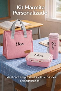 Kit Marmita 3 Peças Personalizado Como Desejar