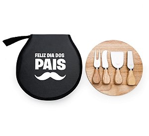 Kit Queijo 5 peças Personalizado Dia dos Pais