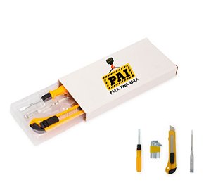 Kit Ferramentas 4 Peças Personalizado Dia dos Pais