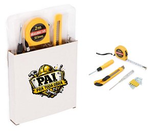 Kit Ferramentas 5 Peças Personalizado Dia dos Pais