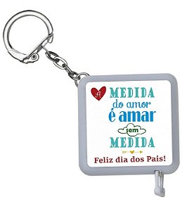 Fita Métrica Plástica de 1 Metro Personalizada Dia dos Pais