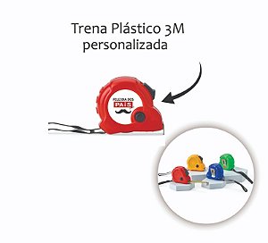 Trena Plástico 3M Personalizada Como Desejar