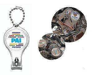 Chaveiro Metal 3 em 1 Personalizado Dia dos Pais