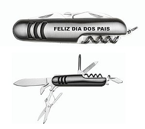 Canivete Metal 7 funções Personalizado Dia dos Pais