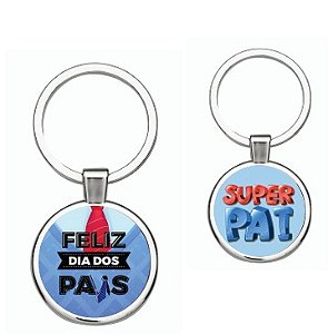 Chaveiro Metal Personalizado Dia dos Pais