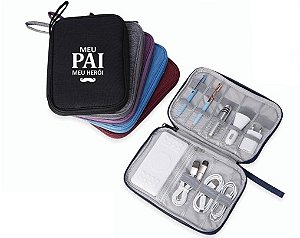 Estojo para Kit tecnológico Personalizado Dia dos Pais