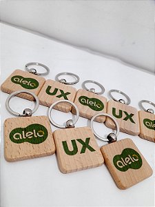 Chaveiro Madeira Personalizado Como Desejar