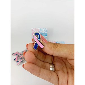 Kit 15 Unidades de Botton Novembro Azul e Outubro Rosa
