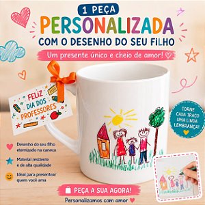 Caneca Plástica 400ml Personalizada Dia das Crianças Com a Arte que Desejar