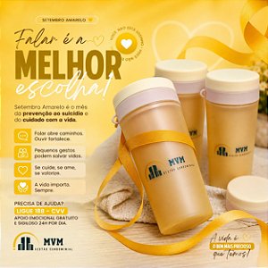 Copo Plástico 300ml Personalizado Setembro Amarelo