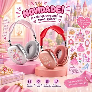 Kit 10 Unidades de Fone de Ouvido Bluetooth Personalizado Com seu Tema