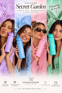 Squeeze Plástico 850ml Personalizada Como Desejar