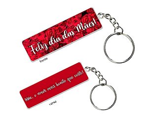Chaveiro Dia das Mães Personalizado TE AMO
