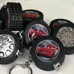 Chaveiro Pneu Personalizado com Trena